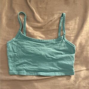 H&M Light Blue Crop Top